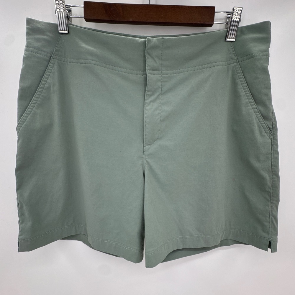 Columbia Shorts Womens 12 Sage Green‎ Outdoor Activewear High Rise Drawstring
